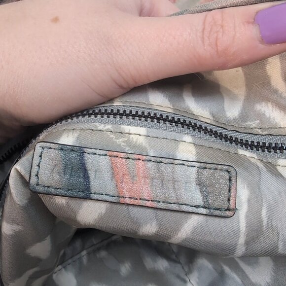 Aimee Kestenberg Convertible Satchel Shoulder Bag in Sahara Print Color Leather - Picture 10 of 11